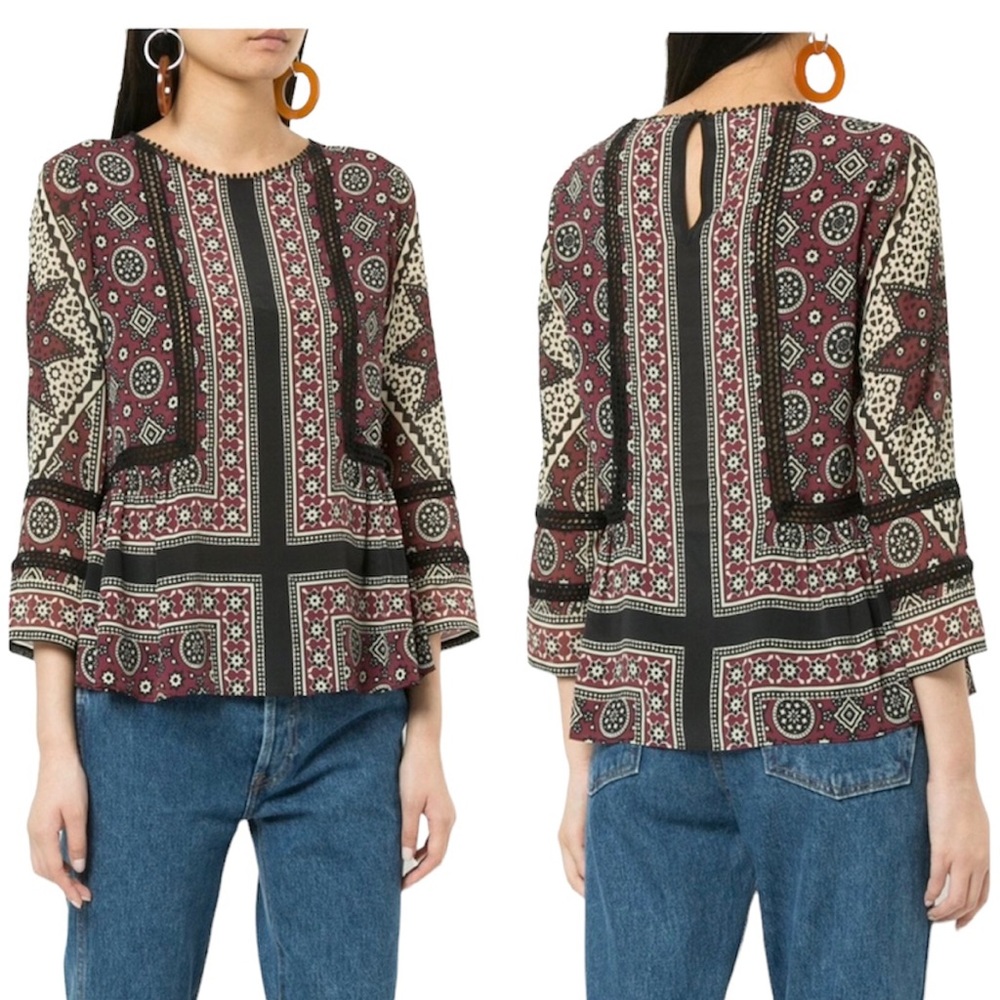SEA Ezri Print Blouse